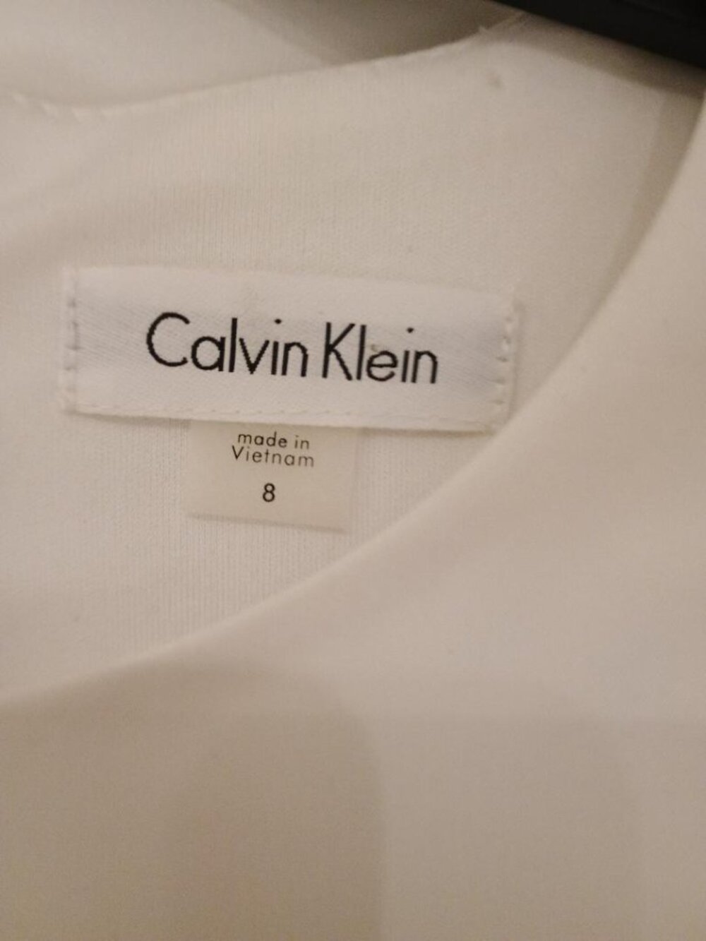 NEW Calvin Klein White Dress - Picture 2 of 4